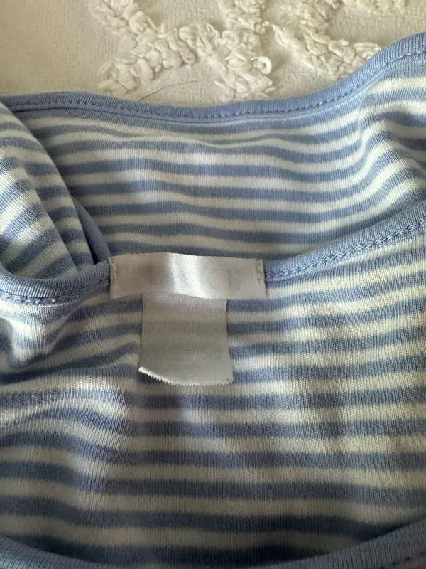 Lake Blue Striped Pajamas - Image 4