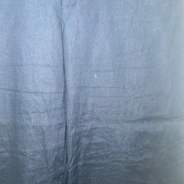 Rag & Bone Navy Blue Linen Blend Wide Leg Cropped Trousers Pants Womens 12 - Image 3