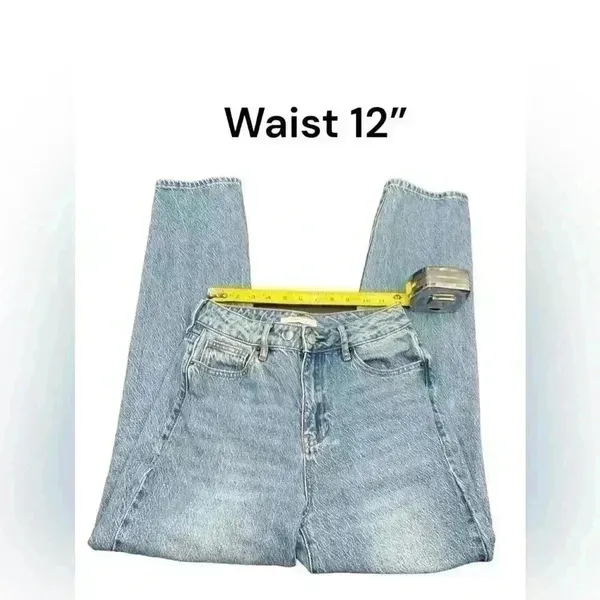 Pacsun Medium Blue Mom Jean 25” - Image 4