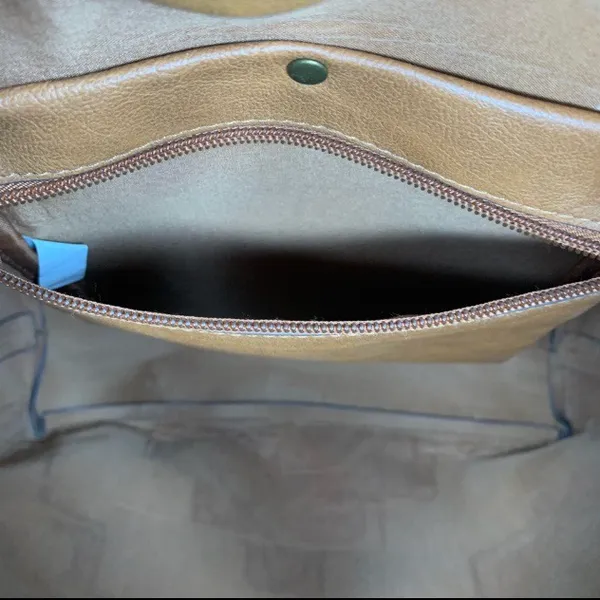 Boho Brown Faux Leather Shoulder Bag - Image 7