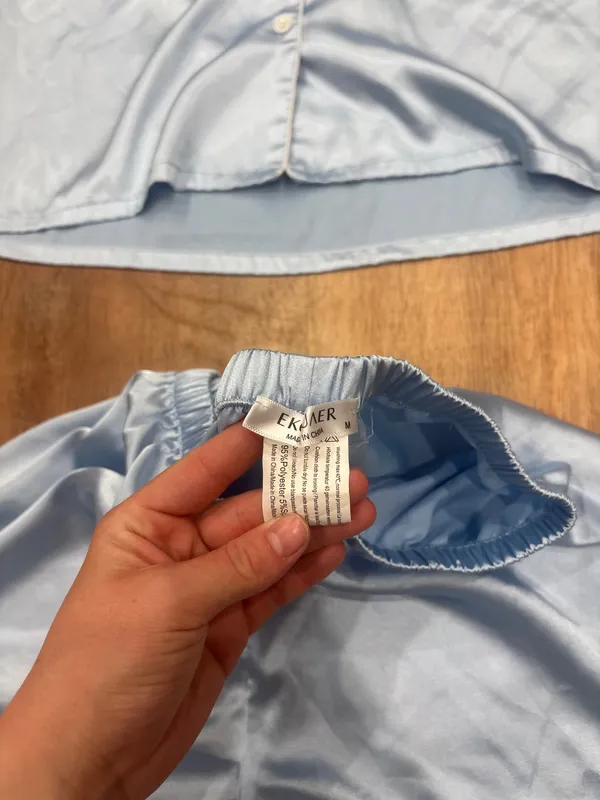 Blue Pajamas Serra Two-Piece Medium - Image 3