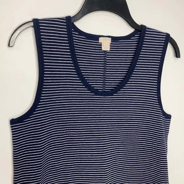 J.‎ Crew factory striped tank dress size small - Image 4