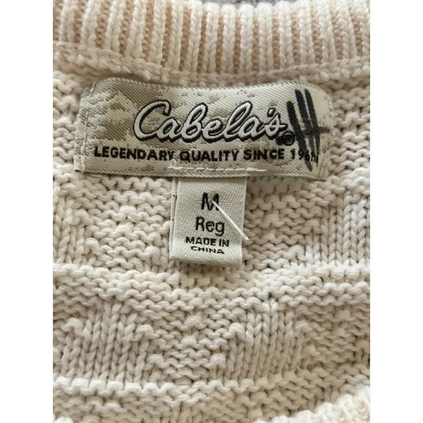Cabela’s Western Cowgirl Sweater Boots Hat Embroidered Cotton M - Image 5