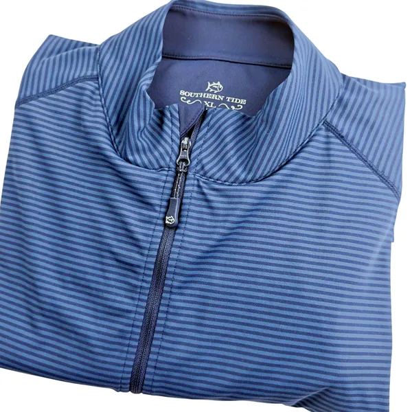 Southern Tide Women's Nautical Navy Runaround Performance Quarter-Zip XL - Image 2