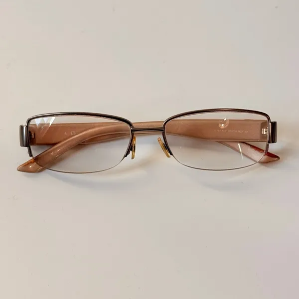 Christian Dior RARE Gold Baguette Jeweled CD3706 NLY 135 Eyeglasses Bella‎ Hadid - Image 4