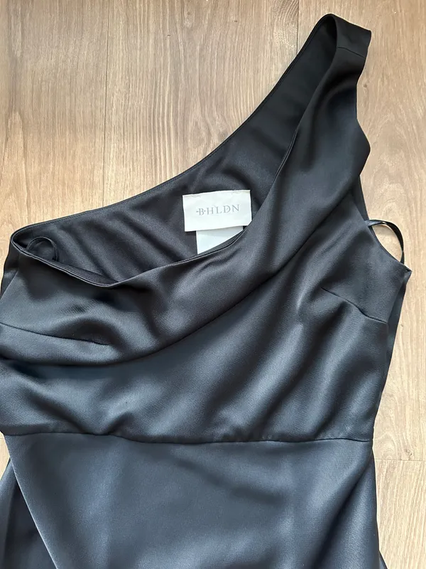 BHLDN One Shoulder Dress - Image 4