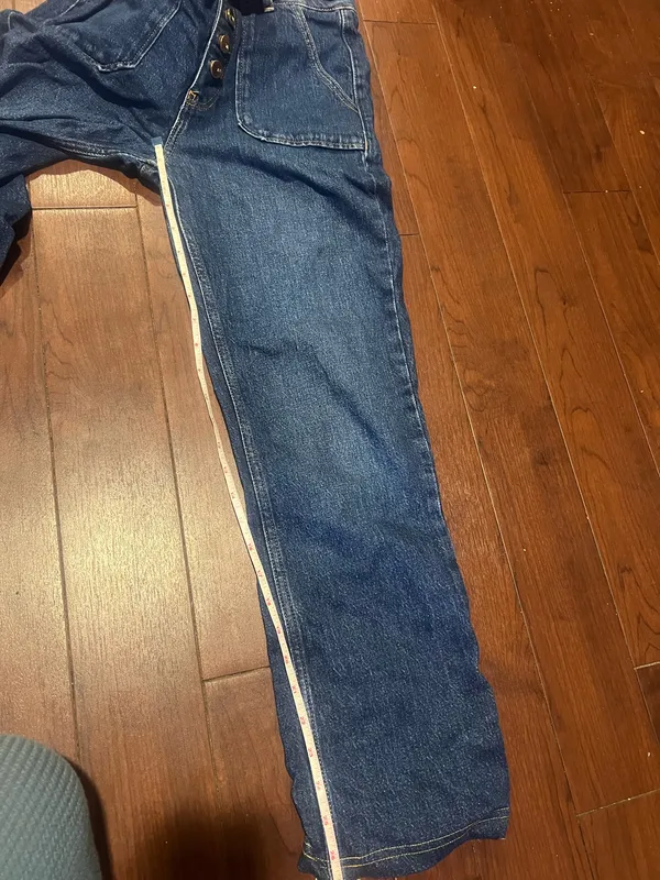 Blue ZARA Straight Jeans - Image 6