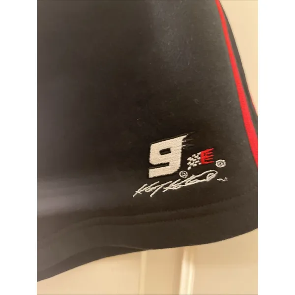 Vintage Bill Elliot #9 CHASE Authentics NASCAR Shorts Black Red Womens Juniors M - Image 6