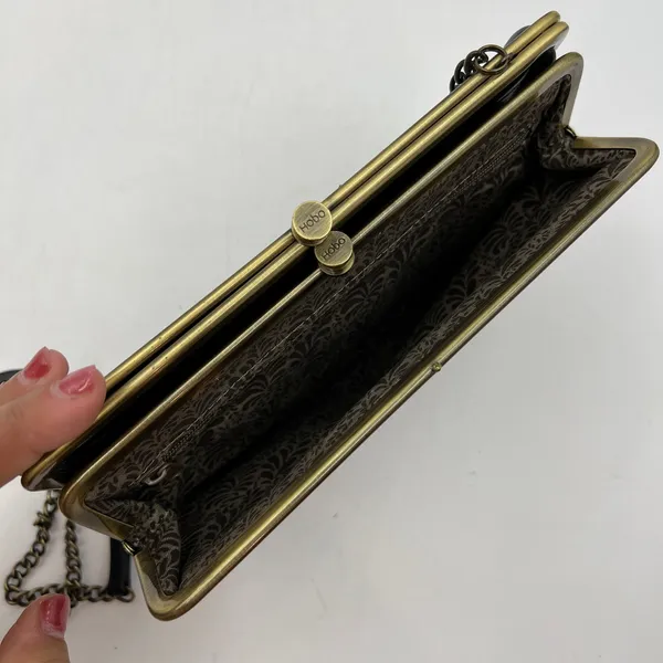 Hobo International Leanne Kisslock Crossbody Leather Bag Purse - Image 5