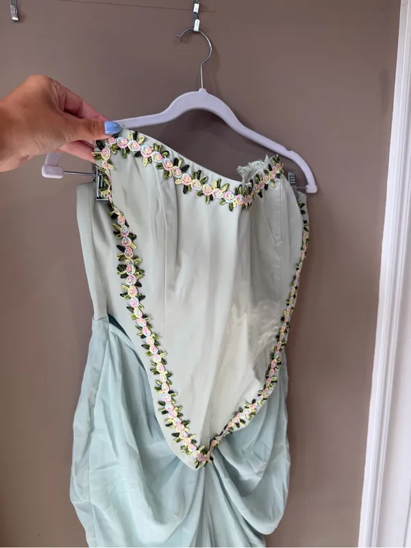 Corset dress Green Size L - Image 2
