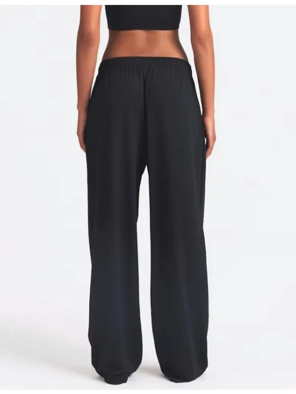 NWT NikeSKIMS Airy Wide Leg Pant in Obsidian (G13) XS - Image 2