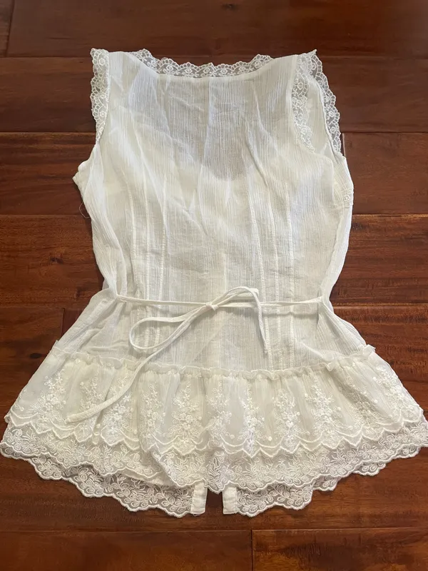 Vintage Top White - Image 2