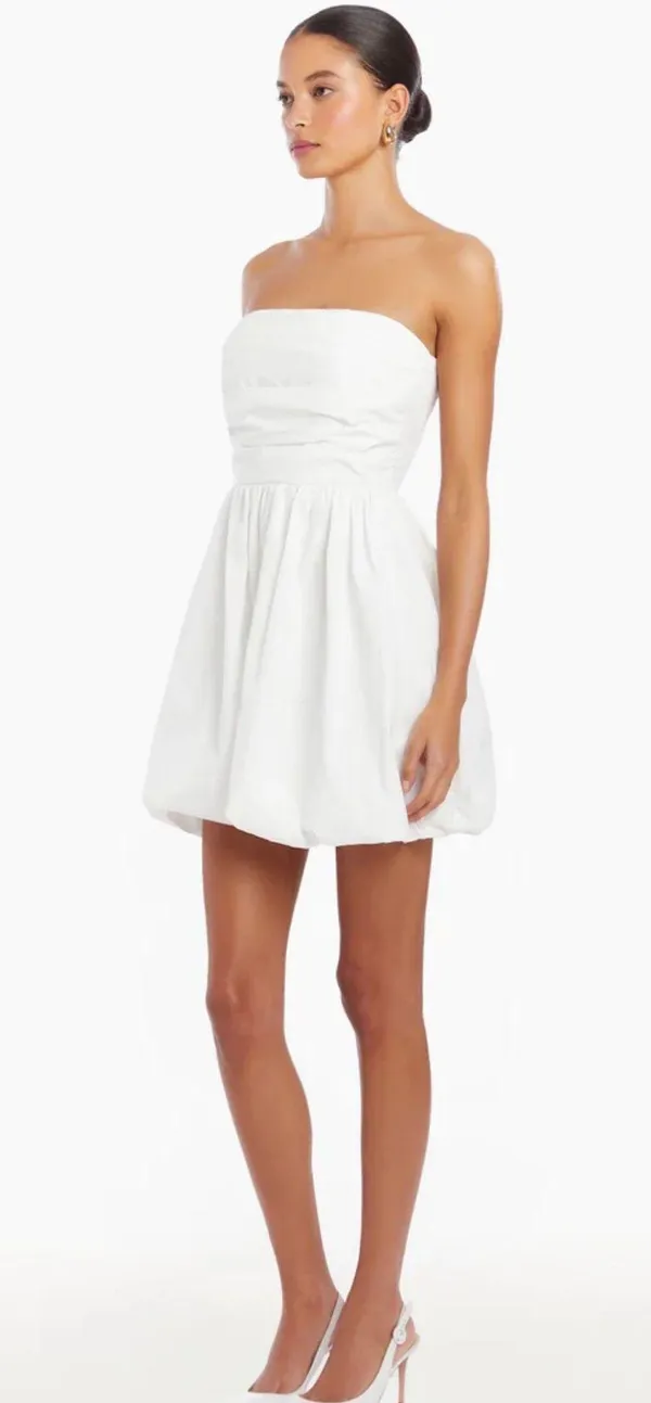 Amanda Uprichard White Dress - Image 3