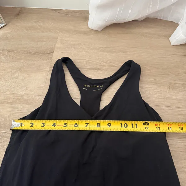 Aritzia Golden Black Matchpoint Dress - Image 5