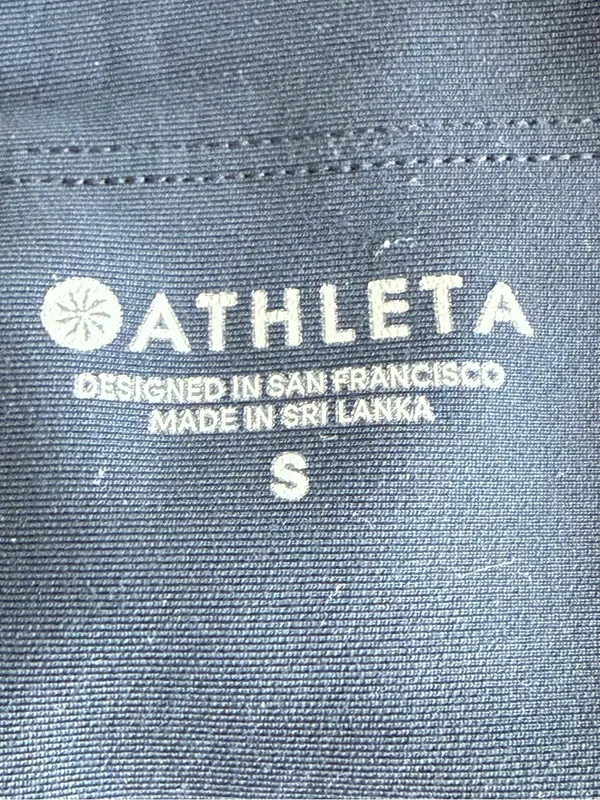 Athleta Striped Stealth Skort Tennis Skirt Shorts Blue White Size Small - Image 7