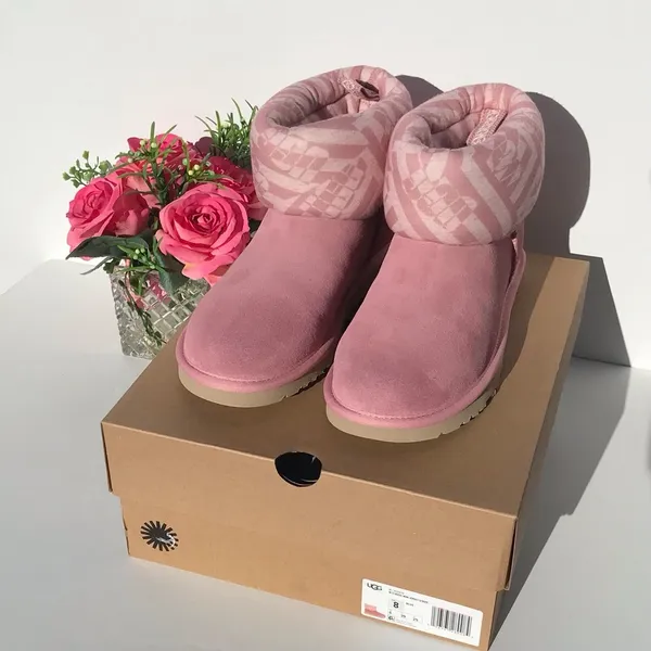 UGG Classic Mini Jersey Stripe Boot - Image 4