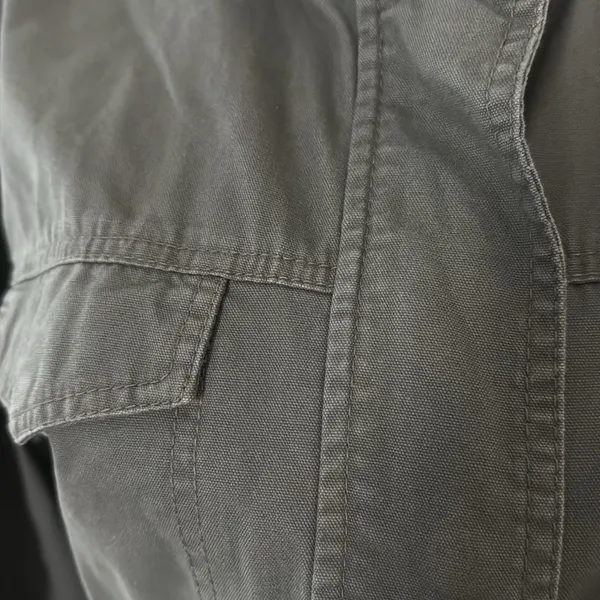 Ava & Viv army green distressed jacket - Image 2