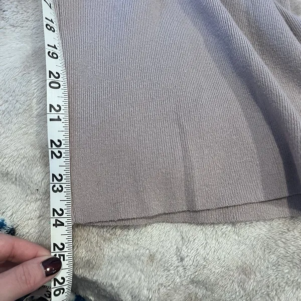 Sioni Sweater Pants Size M Wide Leg Pull On Lounge Leisure Quiet Luxury Neutral - Image 6