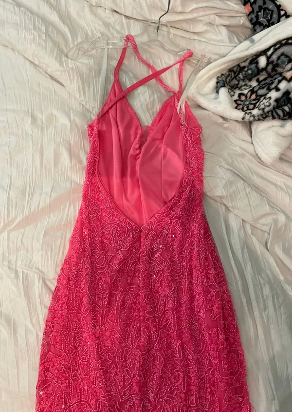 Primavera Couture Beaded Prom Dress - Image 4