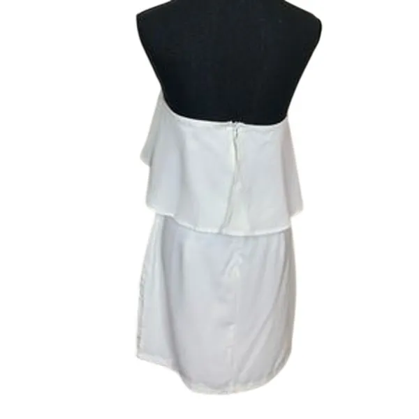 REVOLVE Superdown Catalina Ruffle Tube Mini Dress NWT SM White Cocktail - Image 5