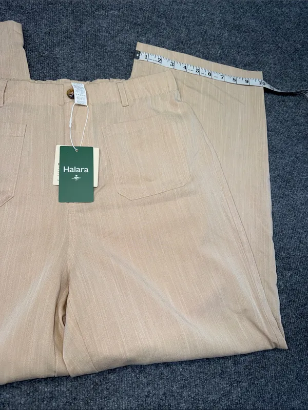 HALARA High Waisted Wide Leg Casual Pants with Pockets - Image 10