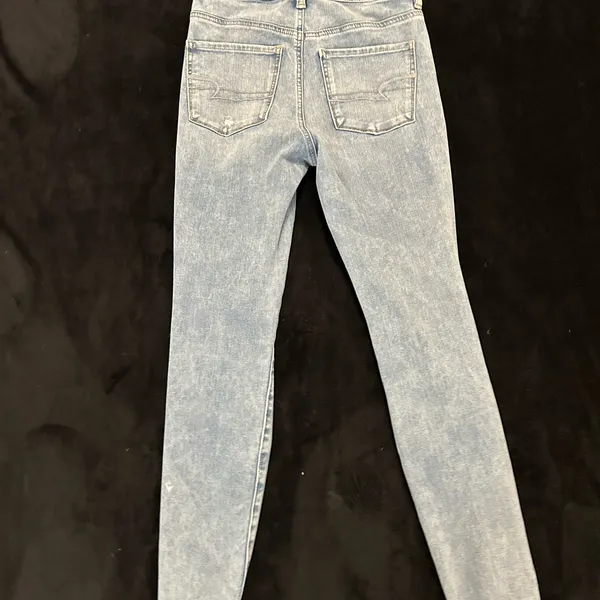 American Eagle 🦅 360 Next level stretch distressed hem skinny - Image 7