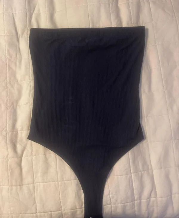 Double Zero Navy Strapless Bodysuit - Image 3