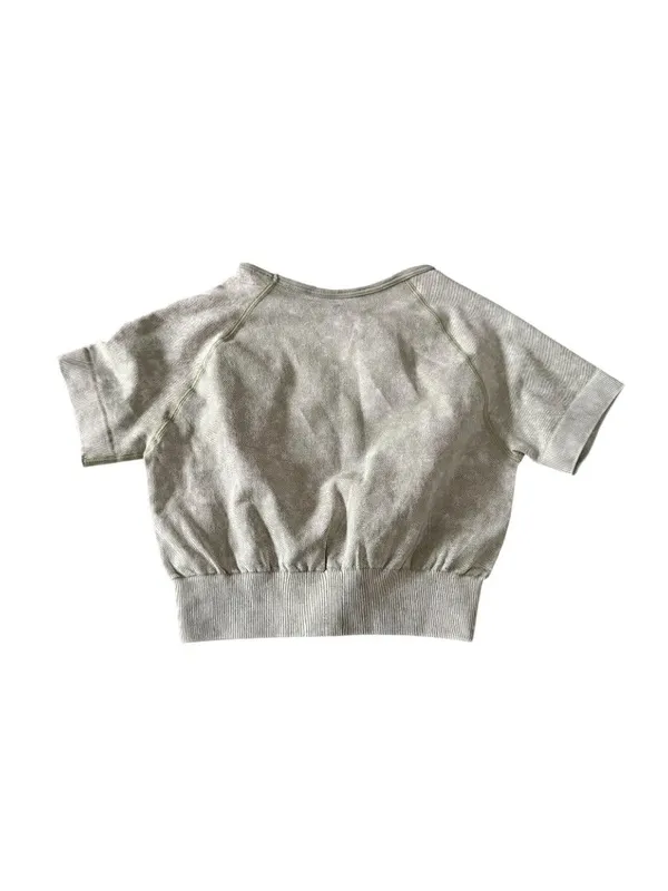 TOYE Seamless Short Sleeve Workout Top Size XS - Image 3