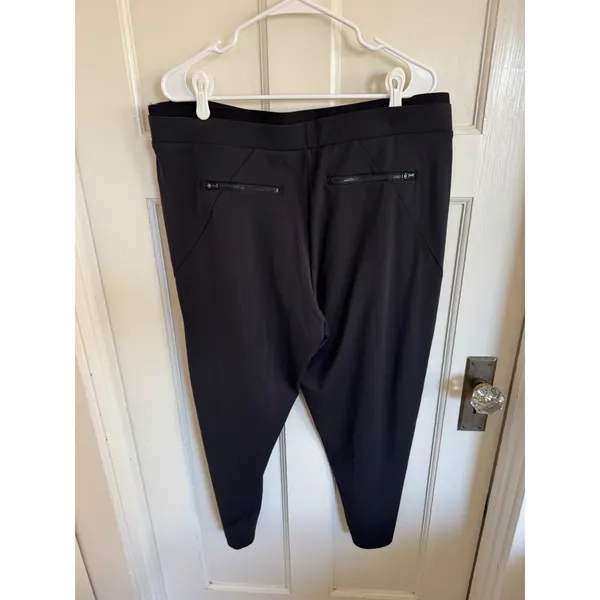 Athleta black Venice Pintuck Pant size xl - Image 3