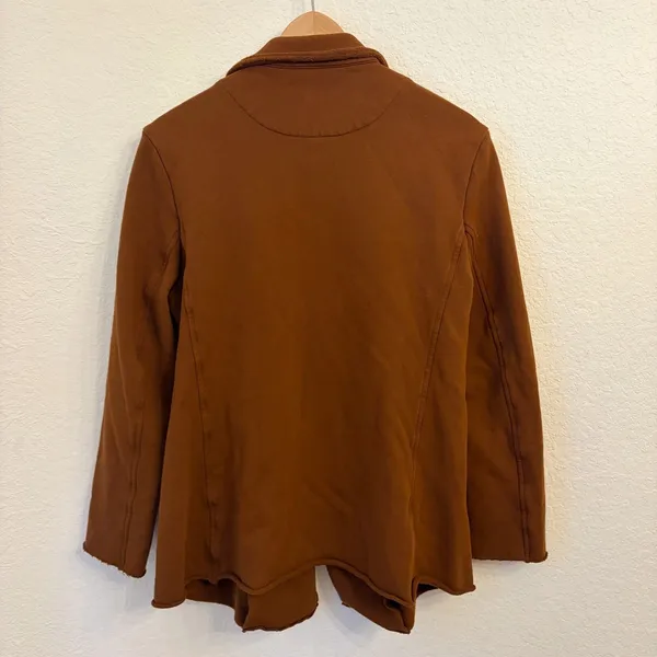 Frank & Eileen Belfast Peacoat S Cinnamon Brown Triple Fleece Preppy Minimalist - Image 6
