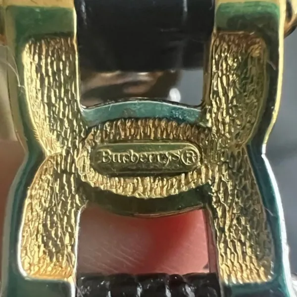 Burberry leather and metal vintage bracelet - Image 3