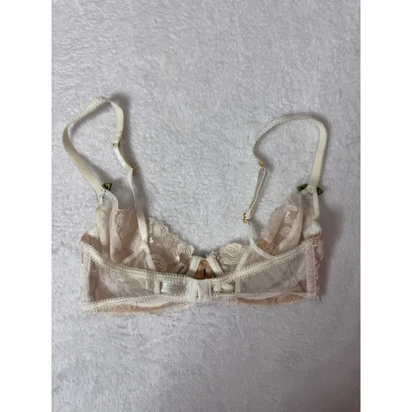 For Love and Lemons x Victoria's Secret Sweetheart Lace Bra size S Rose Floral - Image 5
