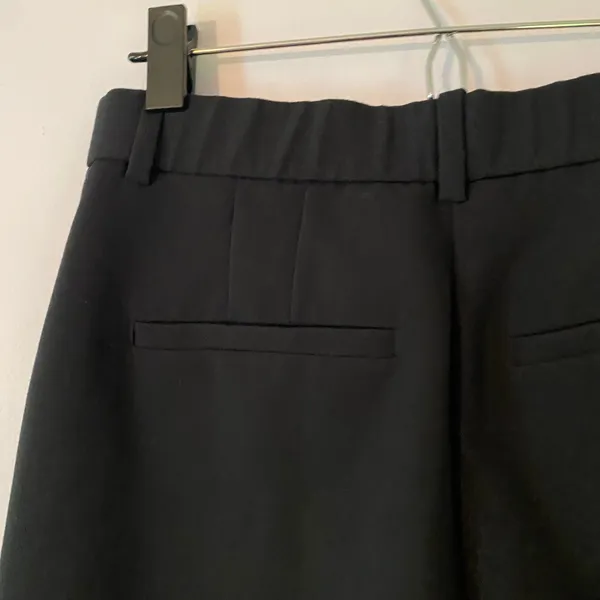 Abercrombie & Fitch Black Sloane Trouser Pants Wide Leg High Rise Women's 4 / 27 - Image 7