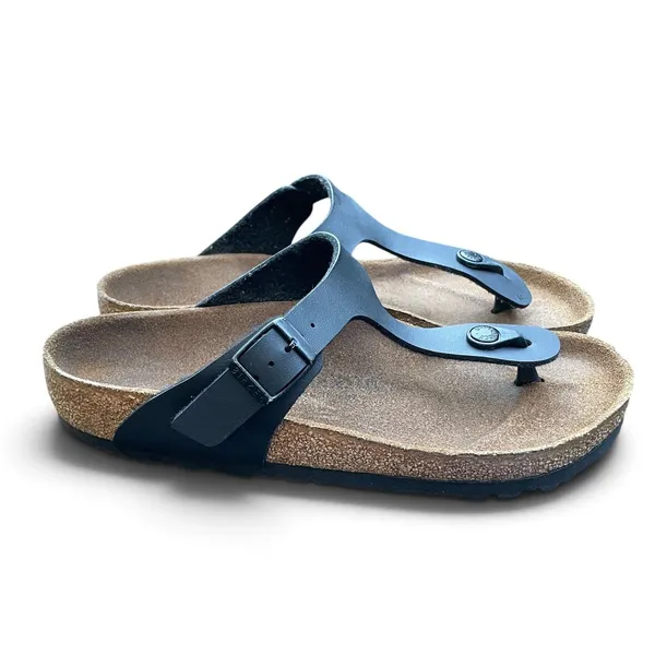 Birkenstock Gizeh Black Birko-Flor Sandals Regular Fit US W 8 M 6 EU 39 - Image 7