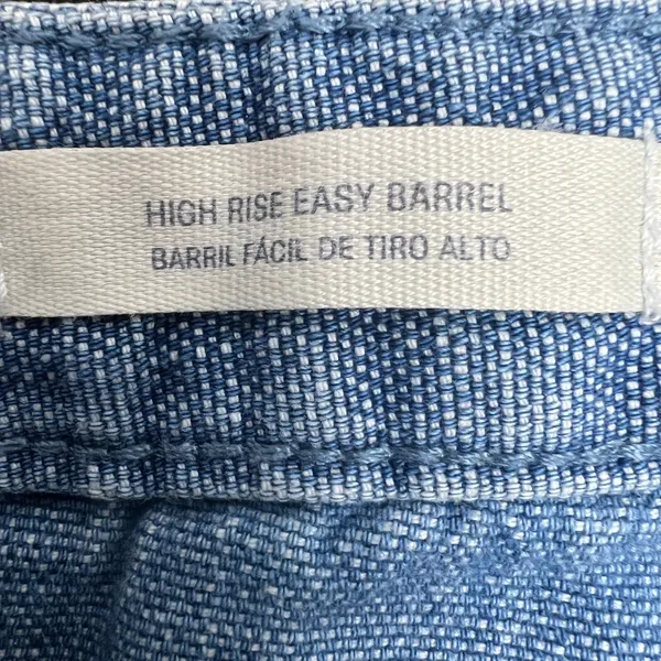 Universal Threads High Rise Easy Barrel Blue Jeans Womens 16 Ankle 100% Cotton - Image 7