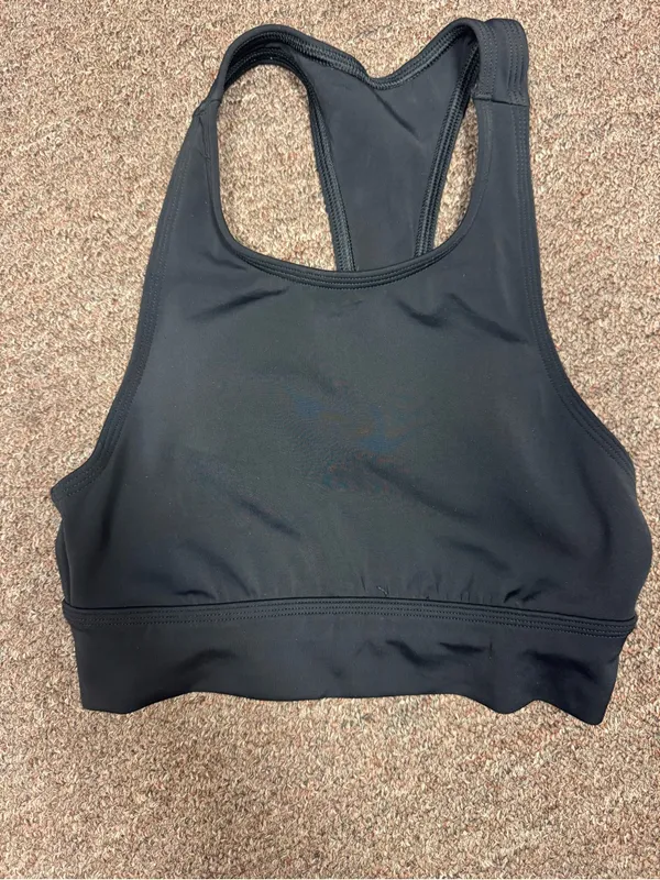 OFFLINE by Aerie Black High-Neck Racerback Sports Bra XS EUC - Image 2