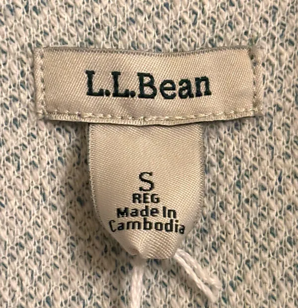 LL Bean Women’s Small Mottled Full Zip Fleece Cardigan Heathered Gorpcore Fitted - Image 10