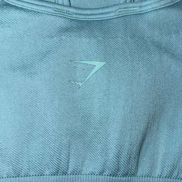 GYMSHARK ULTRA SEAMLESS Sport Bra S in green/teal color - Image 3