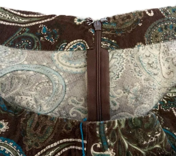 Vintage Y2K Brown Paisley Skirt 🔥 - Image 2