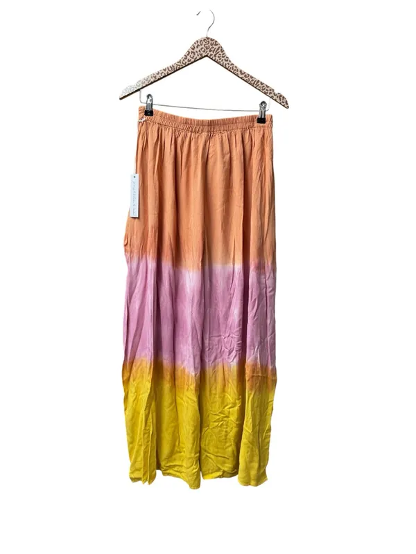 Young Fabulous & Broke Abigail Tie Front Split Wide Leg Tie Dye Pants Large NEW - Image 4