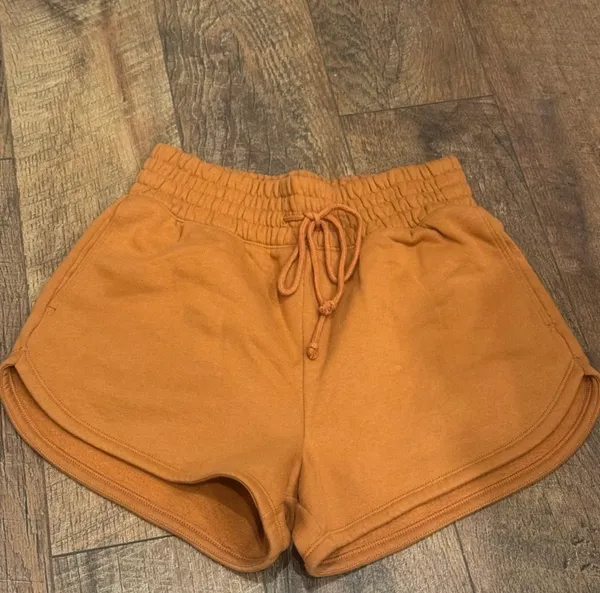 Abercrombie Camel High Rise Shorts Sz S NWT Summer Neutral Casual Shorts - Image 2