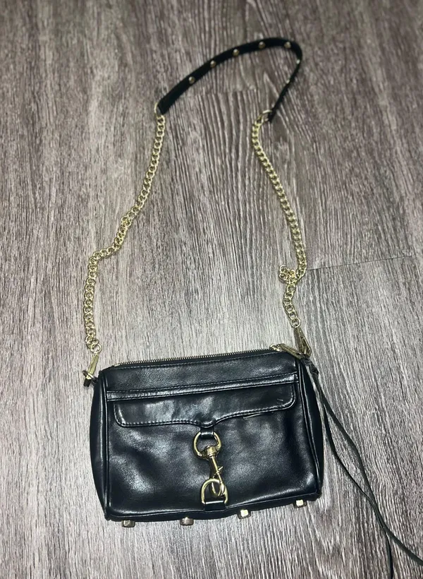 Rebecca Minkoff Black Leather Crossbody - Image 3