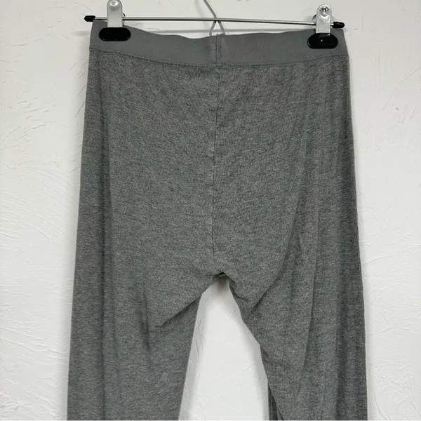 Skims Grey Thermal Leggings Womens Base Layer Pants Size M Pajamas Comfort - Image 4