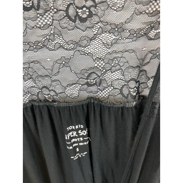 Torrid Knit Rayon Span Surplice Lace Back Long Sleeve Top Size 3X - Image 6