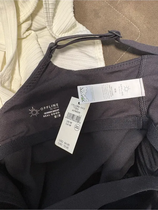 NWT OFFLINE By Aerie The Hugger Scoop 5" Romper - Image 6