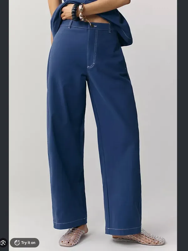 Anthropologie Maeve Curve Puddle Pants - Image 3
