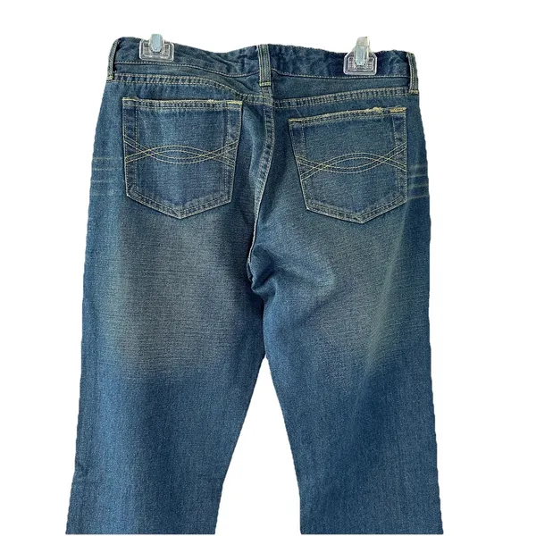 VTG Abercrombie &‎ Fitch Y2K 100% Cotton Bootcut Jeans Women’s 6R Grunge 2000s - Image 4