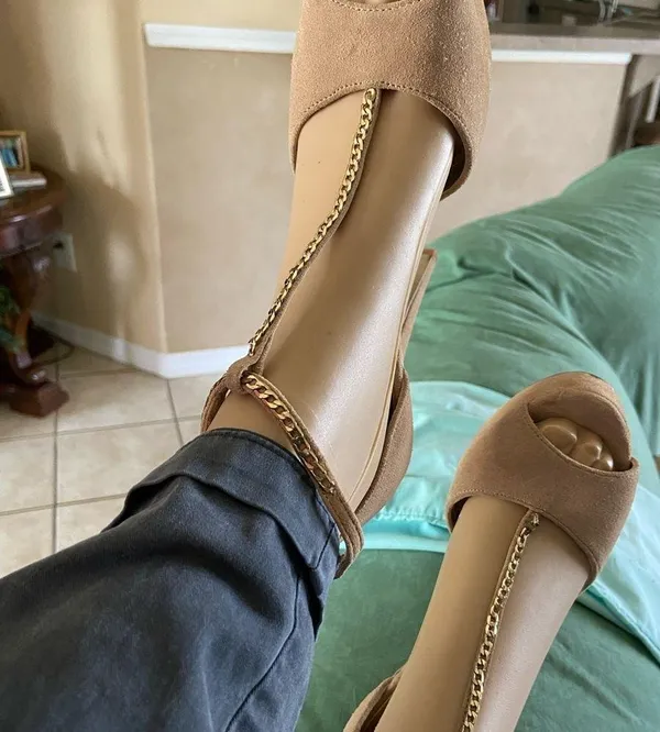 Steve Madden suede ankle & T strap 4 1/2” stiletto heel - Image 6