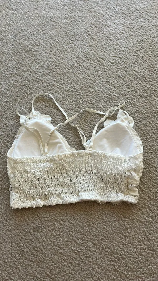 Altar'd State Intimates Lace Bralette Ivory - Image 2