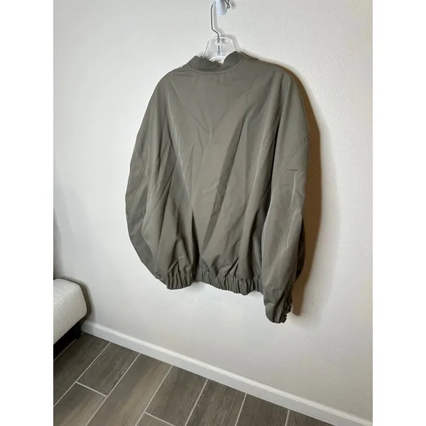 Zara oversized cloth bomber -medium‎ - Image 4